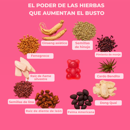 SLYMFIT - Gomitas Reafirmantes para el Busto