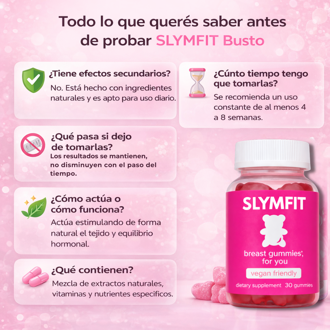 SLYMFIT - Gomitas Reafirmantes para el Busto