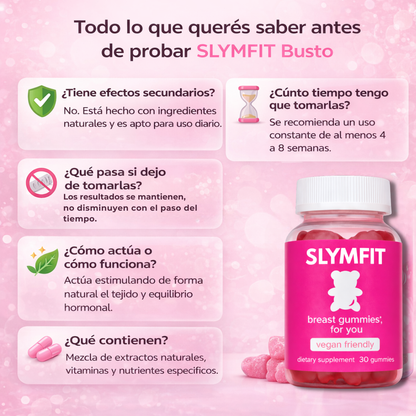 SLYMFIT - Gomitas Reafirmantes para el Busto